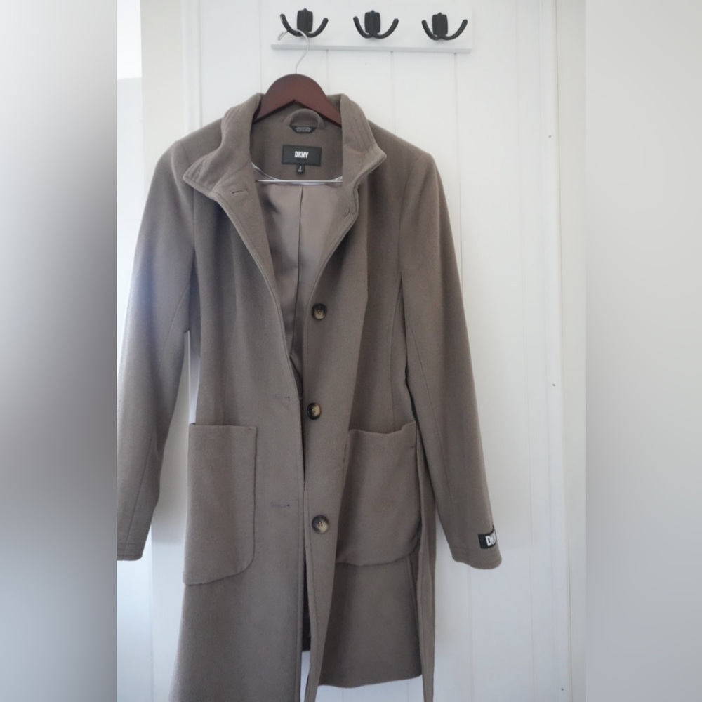 DKNY Women's Brown Trench Coat